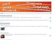 Tablet Screenshot of jmj.dioceses-savoie.org
